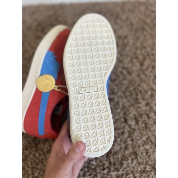 Puma x One Piece Buggy Suede Red Blue Sneaker 6 Collab Limited Edition Men - Picture 9 of 10